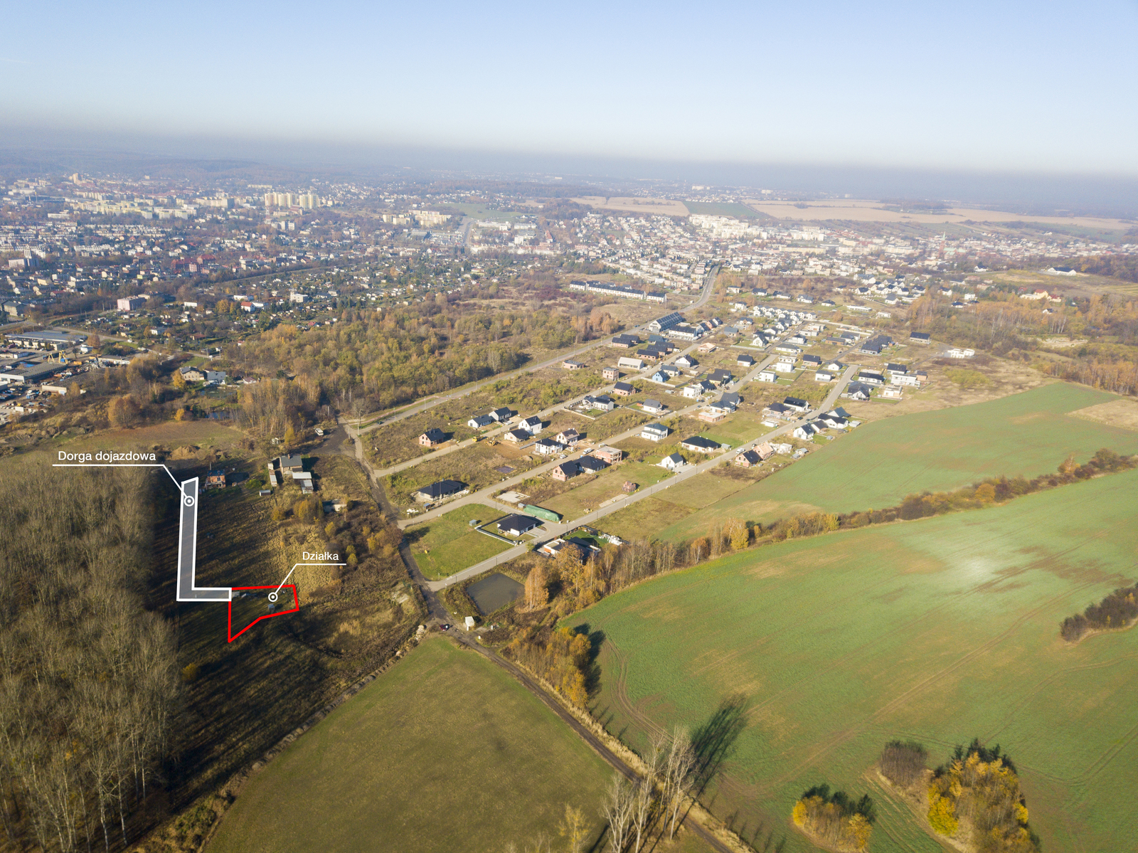 Radzionków, ul. Nieznanego Żołnierza działka budowlana