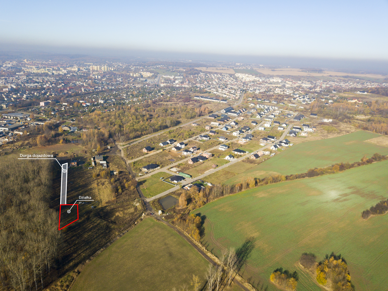 Radzionków, ul. Nieznanego Żołnierza działka budowlana